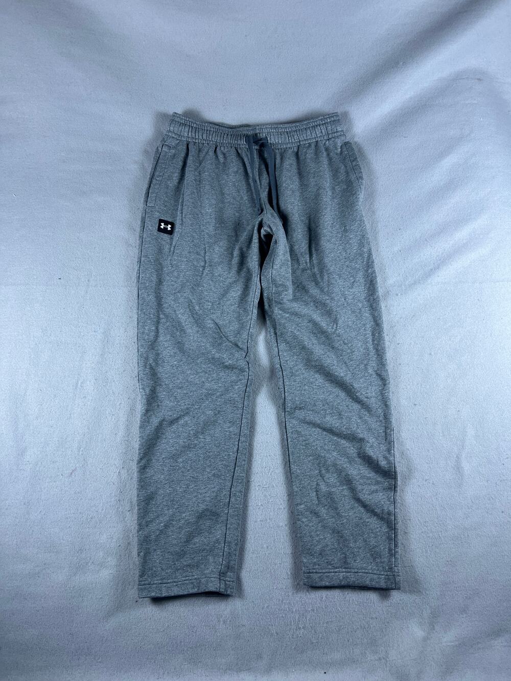 Under Armour Sweatpants Mens L Gray Loose Fleece Lined Athleisure Jogger Sports